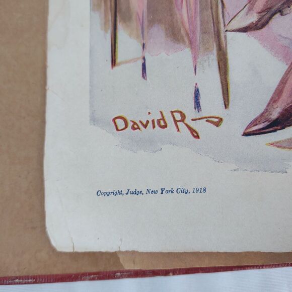 Antique Judge Annual Captain Kid Book circa 1920 Illustrations Comics Humor Ads+ - Picture 4 of 8